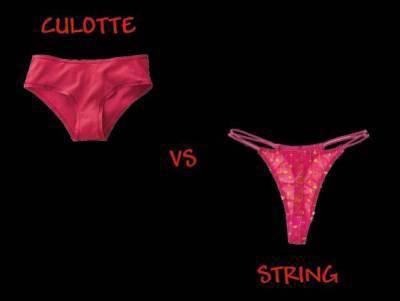 culotte ou string